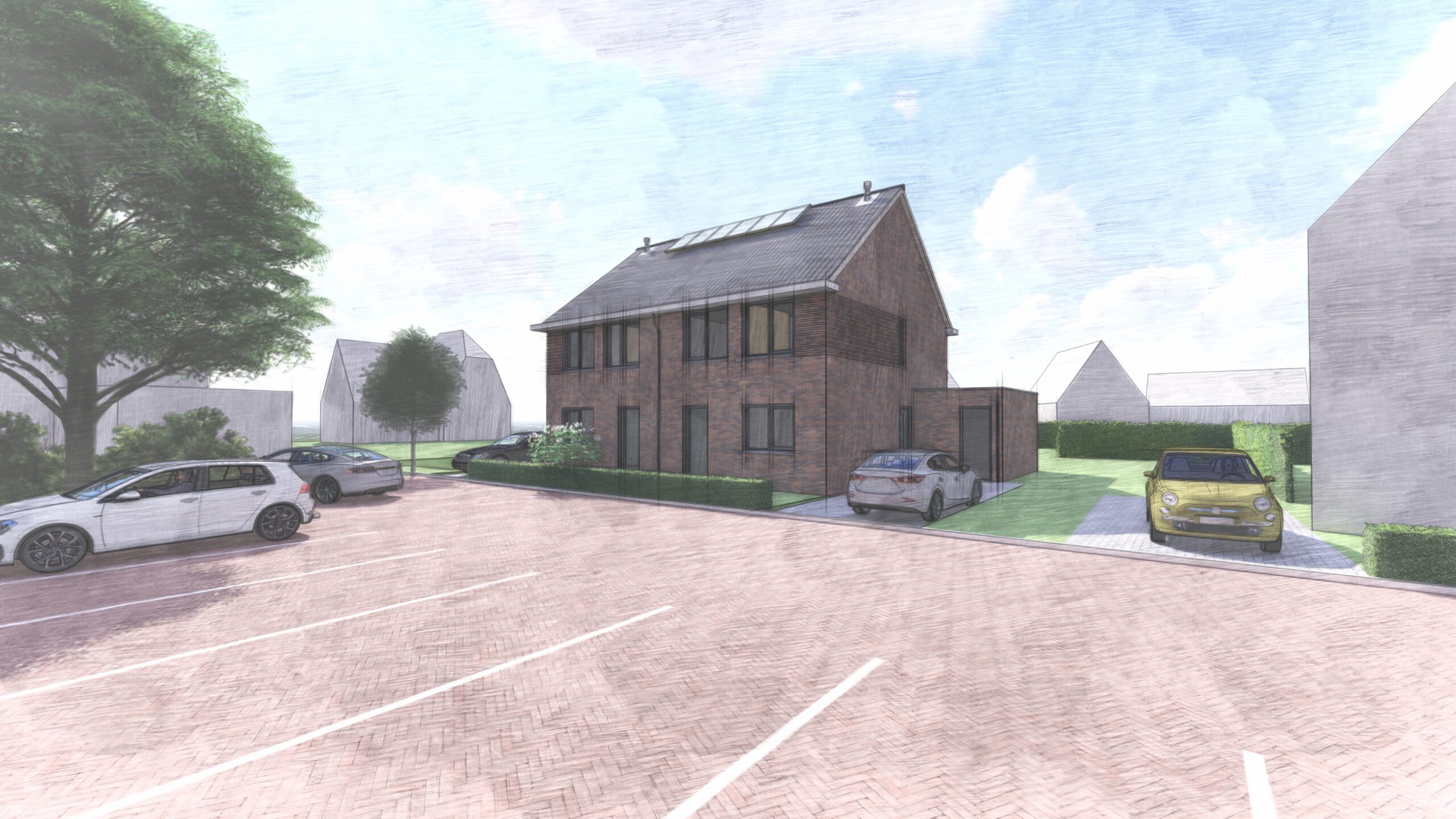 Projectfoto woningbouw